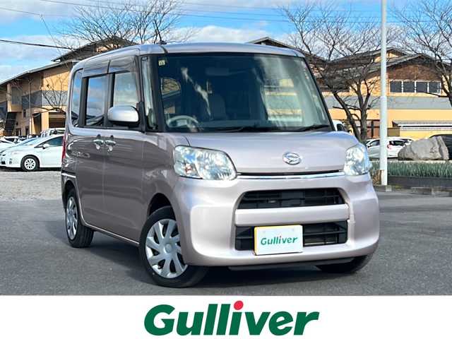 ダイハツ タント X 群馬県 2014(平26)年 7.4万km ライトローズマイカメタリック ワンオーナー/社外メモリナビ、TV、CD、DVD/ETC/両側パワースライドドア/純正フロアマット/ヘッドライトレベライザー/電動格納ミラー/アイドリングストップ/バイザー/スマートキー/エンジンスタートボタン/スペアキー/ダブルエアバック