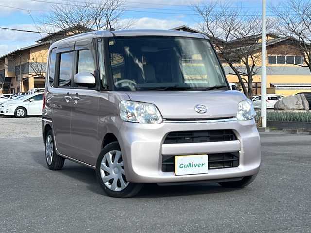 ダイハツ タント X 群馬県 2014(平26)年 7.4万km ライトローズマイカメタリック ワンオーナー/社外メモリナビ、TV、CD、DVD/ETC/両側パワースライドドア/純正フロアマット/ヘッドライトレベライザー/電動格納ミラー/アイドリングストップ/バイザー/スマートキー/エンジンスタートボタン/スペアキー/ダブルエアバック