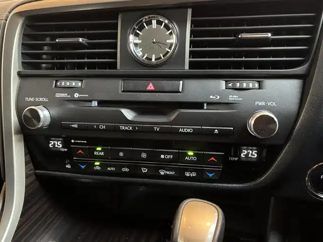 レクサス ＲＸ 450hL 宮城県 2018(平30)年 7.9万km ソニックチタニウム LSS+/HUD/純正ナビ/全周囲カメラ/フルセグTV/黒革シート/シートヒーター/エアシート/シートヒーター/アイドリングストップ/ACC/BSM/パワーバクドア/三眼LEDヘッドライト/オートマティックハイビーム/電動パーキング/オートホールド/純正20インチAW