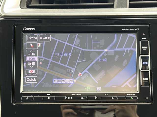 ホンダ フィット 13G L ホンダセンシング 愛知県 2017(平29)年 4.4万km ミッドナイトブルービームM 純正7型ナビ【Bluetooth CD DVD SD 品番：VXM-184VF】/バックカメラ/ドライブレコーダー/ホンダセンシング/・衝突軽減ブレーキ/・路外逸脱抑制機能/・先行車発進お知らせ/・アダプティブクルーズコントロール/・車線維持支援システム/・標識認識機能/横滑り防止装置/ECON/ステアリングリモコン/ドアバイザー/純正フロアマット/禁煙車