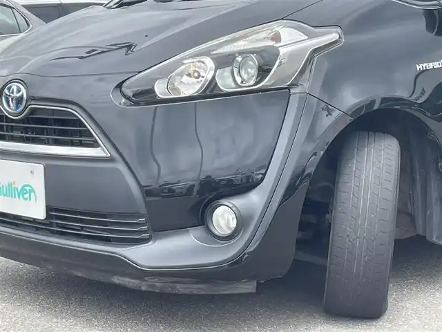 トヨタ シエンタ ハイブリッド X 佐賀県 2017(平29)年 7.1万km ブラックマイカ 純正ナビ（フルセグTV・CD・Bluetooth）/バックカメラ/左側パワースライドドア/トヨタセーフティーセンス/衝突軽減システム/レーンレーンキープアシスト/オートマチックハイビーム/横滑り防止装置/シートヒーター/社外前後ドライブレコーダー（ZDR035）/純正15インチアルミホイール/純正フロアマット/純正ドアバイザー/ETC/リモコンキー/スペアキー