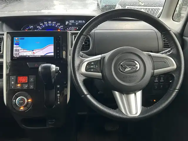 ダイハツ タント カスタム RS トップED SAⅡ 島根県 2016(平28)年 8.1万km パールホワイトⅢ 純正ナビ/CD/DVD/DTV/Bluetooth/バックカメラ/両側パワースライドドア/ステアリングスイッチ/LEDオートライト/ETC/スマートキー/スペアキー /プッシュスタート /フロアマット/純正ドアバイザー/電動格納ミラー/アイドリングストップ/純正アルミホイール