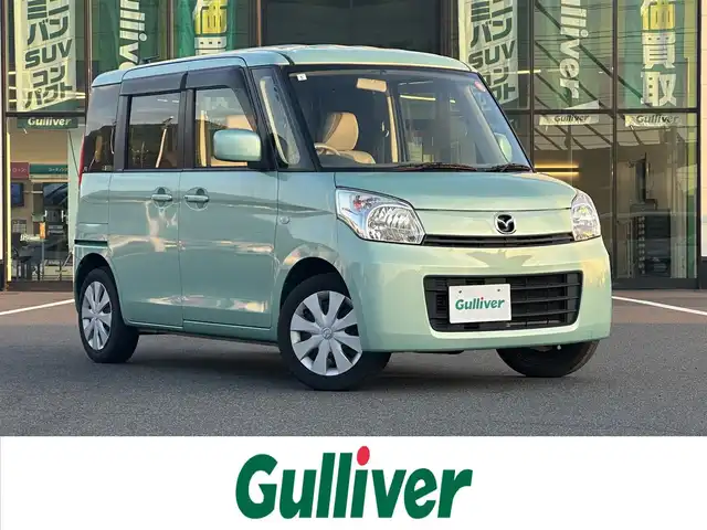 マツダ フレアワゴン XS 岡山県 2013(平25)年 11.7万km フォレストアクアM 登録時走行距離117012km/純正ナビ/ワンセグTV/（AM.FM.TV.BT.USB.SD）/バックカメラ/ETC/片側パワースライドドア/アイドリングストップ/天井収納ボックス/スマートキー/純正フロアマット
