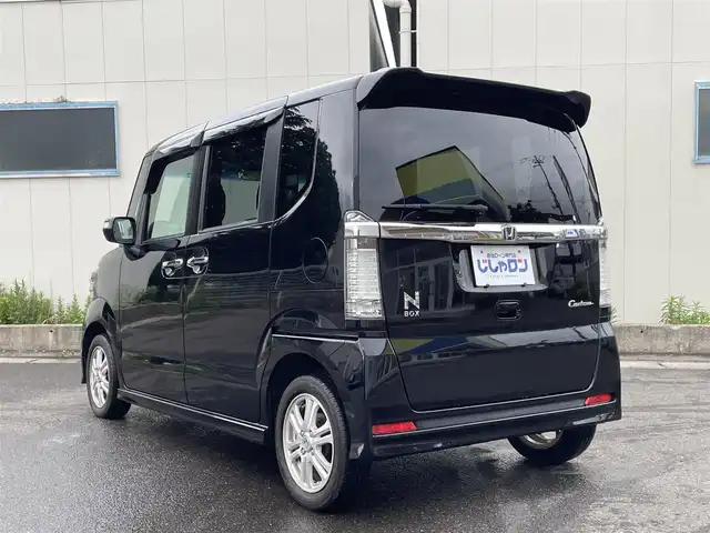 ホンダ Ｎ ＢＯＸ カスタム G Lパッケージ 福島県 2012(平24)年 10万km クリスタルブラックパール (株)IDOMが運営する【じしゃロン福島店】の自社ローン専用車両になります。こちらは現金またはオートローンご利用時の価格です。自社ローンご希望の方は別途その旨お申付け下さい/純正ナビ（AM/FM/CD/DVD/SD)/ワンセグテレビ/片側パワースライドドア/バックカメラ /ETC/オートライト/ステアリングスイッチ/横滑り防止装置/純正14インチアルミホイール/純正マット/バイザー