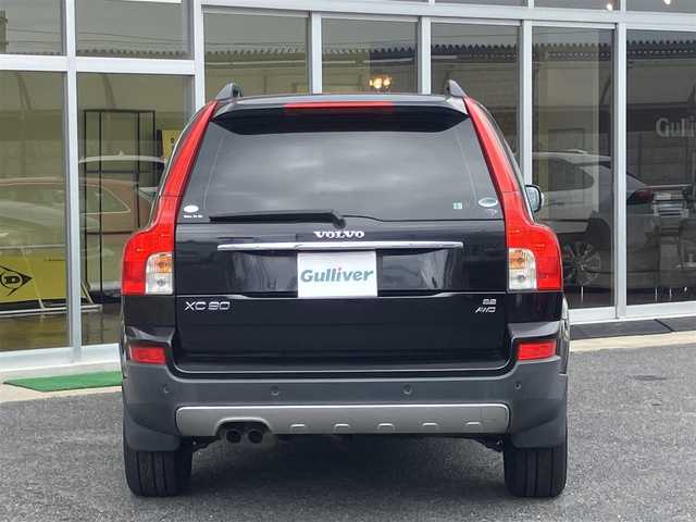 ボルボ ＸＣ９０ 3．2 山口県 2007(平19)年 12.2万km 黒 フロアマット/純正ドアバイザー/純正フォグ(前後)/純正17インチアルミ/ベージュレザーシート/フロントパワーシート/　＆シートヒーター/ルーフレール/ウィンカーミラー/パーキングアシスタンス