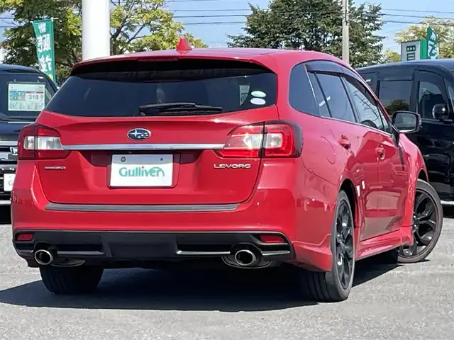 スバル レヴォーグ 1．6GT－S アイサイト 道央・札幌 2014(平26)年 10.1万km ライトニングレッド ４WD/社外メモリーナビ/CD/DVD/BT/フルセグ/アイサイト/衝突被害軽減ブレーキ/横滑り防止装置/レーダークルーズコントロール/レーンキープアシスト/ヒルスタートアシスト/ビルトインETC/ドライブレコーダー/SI-DRIVE/アイドリングストップ/前席パワーシート/革巻きステアリング/ステアリングリモコン/パドルシフト/電動パーキング/プッシュスタート/スマートキー/LEDヘッドライト/オートライト/フォグランプ/電動格納ミラー/ウィンカーミラー/純正フロアマット/ドアバイザー/スペアキー