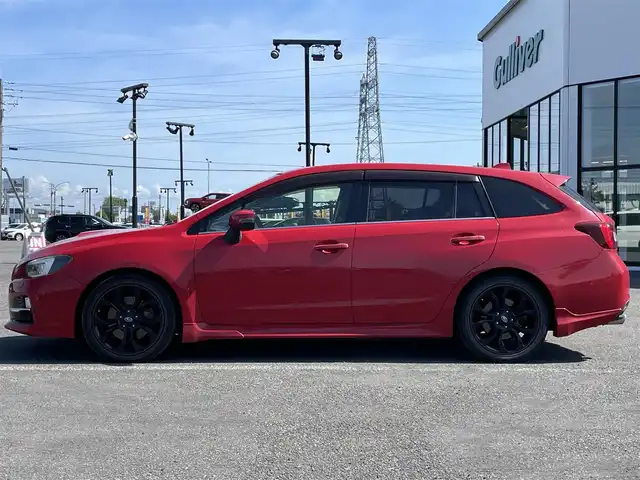 スバル レヴォーグ 1．6GT－S アイサイト 道央・札幌 2014(平26)年 10.1万km ライトニングレッド ４WD/社外メモリーナビ/CD/DVD/BT/フルセグ/アイサイト/衝突被害軽減ブレーキ/横滑り防止装置/レーダークルーズコントロール/レーンキープアシスト/ヒルスタートアシスト/ビルトインETC/ドライブレコーダー/SI-DRIVE/アイドリングストップ/前席パワーシート/革巻きステアリング/ステアリングリモコン/パドルシフト/電動パーキング/プッシュスタート/スマートキー/LEDヘッドライト/オートライト/フォグランプ/電動格納ミラー/ウィンカーミラー/純正フロアマット/ドアバイザー/スペアキー
