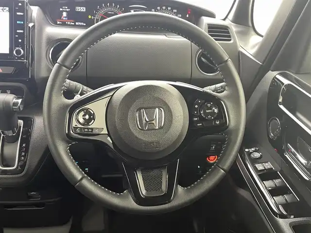 ホンダ Ｎ ＢＯＸ カスタム L ターボ 熊本県 2021(令3)年 2.8万km ミッドナイトブルービームM 純正ナビ（ＣＤ・ＤＶＤ・フルセグ・ＢＴ・ＵＳＢ）/バックカメラ　/ビルトインＥＴＣ2.0　/前後ドライブレコーダー　/両側パワースライドドア　/後ろのみクリアランスソナー　/前席シートヒーター　/ホンダセンシング/・衝突軽減ブレーキ/・レーンキープアシスト/・レーダークルーズコントロール/横滑り防止/アイドリングストップ/パーキングサポート/ハーフレザーシート/フロアマット/純正１５インチAW/オートライト/LEDヘッドライト/フォグランプ/スマートキー/プッシュスタート