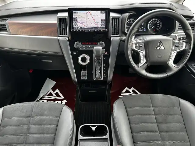 三菱 デリカＤ：５ ジャスパー 道北・旭川 2022(令4)年 1.4万km ブラックダイヤモンド/グラファイトグレーメタリック ワンオーナー/アルパインナビ/フルセグTV/全方位カメラ/両側パワースライドドア/ハーフレザーシート/社外ドライブレコーダー/LEDヘッドライト/クルーズコントロール/ETC