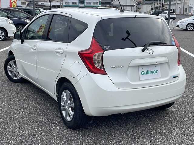 日産 ノート X DIG－S 島根県 2014(平26)年 6.3万km ブリリアントホワイトパール ケンウッドナビ/フルセグTV/ETC/ドライブレコーダー/SRSエアバッグ/エコスーパーチャージャー/アイドリングストップ/オートエアコン/トリコットシート/プライバシーガラス/スマートキー/エンジンプッシュスターター/イモビライザー/禁煙車