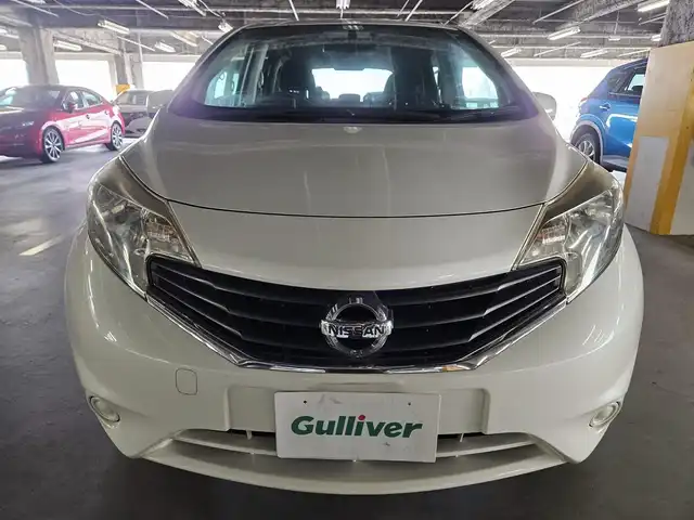 日産 ノート X DIG－S 島根県 2014(平26)年 6.3万km ブリリアントホワイトパール 〇ケンウッドナビ/〇フルセグTV/〇Bluetooth/〇ドライブレコーダー/〇SRSエアバッグ/〇エコスーパーチャージャー/〇アイドリングストップ/〇オートエアコン/〇トリコットシート/〇プライバシーガラス/〇スマートエントリー/〇エンジンプッシュスターター/〇禁煙車