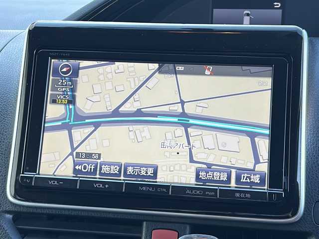 トヨタ エスクァイア Gi 福島県 2015(平27)年 8.3万km ホワイトパールクリスタルシャイン ワンオナ　純正ＳＤナビ　バックＣ　フルセグ　ＢＴ　両側パワスラ　ＬＥＤヘッドライト　オートハイビーム　寒冷地仕様　前席シートヒーター　２１年式冬タイヤ付純正ＡＷ車載　クルコン　ビルトＥＴＣ　黒革シート