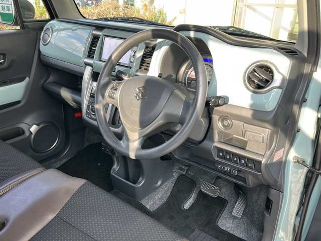 スズキ ハスラー タフワイルド 静岡県 2019(令1)年 7.1万km オフブルーメタリック/ブラック 2トーン ナビ/・CD/DVD/SD/AUX/ipod/USB/Bluetooth/・ワンセグTV/ラジオ/主要装備/・特別仕様車　/・バックカメラ　/・シートヒーター　/・デュアルカメラブレーキサポート　/・レーンキープアシスト/・アイドリングストップ　/・ステアリングリモコン　/・ヒーテッドドアミラー　/・ドライブレコーダー　/・スマートキー　/・ＥＴＣ/・プッシュスタート/・ハーフレザーシート/・フォグランプ