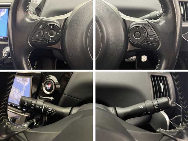 トヨタ プリウス α S ツーリングセレ GRスポーツ 宮崎県 2018(平30)年 7.1万km アティチュードブラックマイカ 禁煙車/純正9型ナビTV/（NSZT-Y68T/CD/DVD/Bluetooth/フルセグTV)/純正バックカメラ/純正LEDオートライト/純正LEDフォグ/純正18インチアルミ/純正エアロ/純正ルーフエンドスポイラー/純正フロアマット/ウインカードアミラー/ピアノブラックパネル/GRハーフレザーシート/本革巻ハンドル/スマートキー/プッシュエンジンスタート/新車時保証書/取扱い説明書