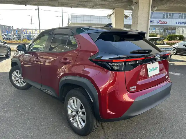 トヨタ ヤリスクロス G 宮城県 2020(令2)年 4.6万km ブラックマイカ/センシュアルレッドマイカ ・ワンオーナー/・純正ナビ/（Bluetooth/ミラキャスト/スマートデバイスリンク）/・全方位カメラ/・レーダークルーズコントロール/・レーンキープアシスト/・後方警戒システム/・衝突軽減装置/・前後コーナーセンサー/・電動パーキングブレーキ/・ブレーキホールド/・革ステアリング/・ステアリングスイッチ/・MTモード/・電動格納ウィンカーミラー/・ETC/・ISOFIX/・LEDライト/・オートライト/・オートハイビーム/・リアプライバシーガラス/・バイザー/・フロアマット/・W＋サイドエアバッグ/ABS/・純正16インチアルミホイール/・スマートキー/・プッシュスタート/・取扱説明書/・保証書