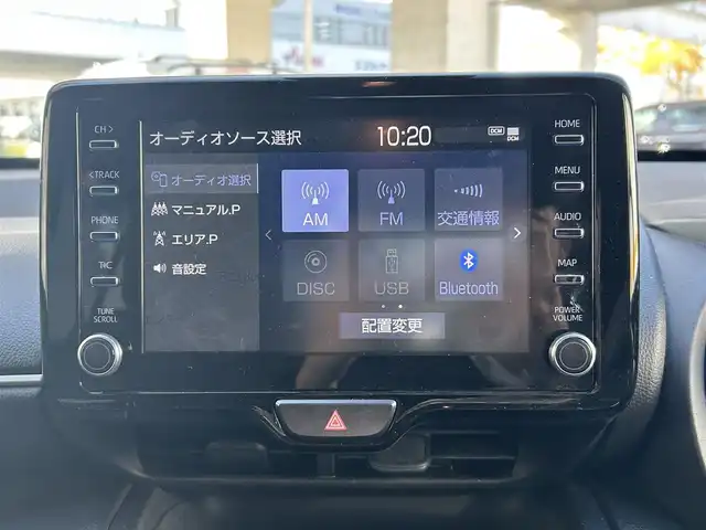 トヨタ ヤリスクロス G 宮城県 2020(令2)年 4.6万km ブラックマイカ/センシュアルレッドマイカ ・ワンオーナー/・純正ナビ/（Bluetooth/ミラキャスト/スマートデバイスリンク）/・全方位カメラ/・レーダークルーズコントロール/・レーンキープアシスト/・後方警戒システム/・衝突軽減装置/・前後コーナーセンサー/・電動パーキングブレーキ/・ブレーキホールド/・革ステアリング/・ステアリングスイッチ/・MTモード/・電動格納ウィンカーミラー/・ETC/・ISOFIX/・LEDライト/・オートライト/・オートハイビーム/・リアプライバシーガラス/・バイザー/・フロアマット/・W＋サイドエアバッグ/ABS/・純正16インチアルミホイール/・スマートキー/・プッシュスタート/・取扱説明書/・保証書