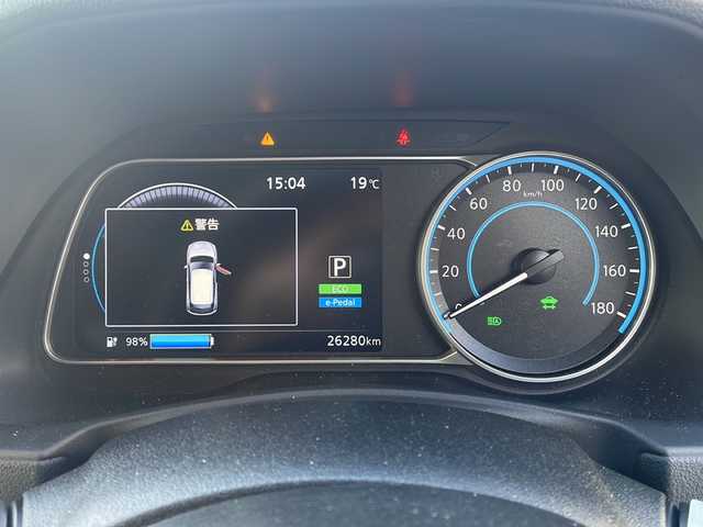 日産 リーフ X Vセレクション 京都府 2021(令3)年 2.7万km オレンジⅡ 純正メモリナビ/アラウンドビューモニター/プロパイロット/ブラインドスポットモニター/インテリジェンスルームミラー/前席シートヒーター/LEDヘッドライト/ビルトインETC/ステアリングヒーター