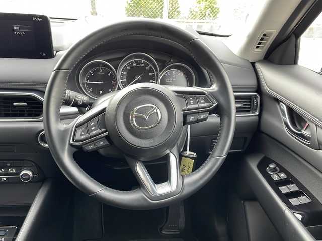 マツダ ＣＸ－５ XD スマートエディション 山口県 2023(令5)年 2.5万km 黒 純正メモリナビ/フルセグTV/３６０°ビューモニター/Bluetooth接続オーディオ/ドライブレコーダー/ETC/スマートブレーキサポート/マツダ・レーダークルーズコントロール/ダイナミック・スタビリティ・コントロールシステム/トラクション・コントロール・システム/プッシュアップスタート/スマートキー/アダプティブLEDヘッドライト/電動パーキングブレーキ