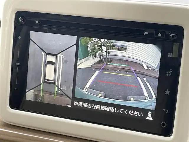 スズキ ラパン X 愛媛県 2016(平28)年 3.9万km フレンチミントパールメタリック 純正メモリナビ　/全方位カメラ　/左右バニティーミラー　/フルセグＴＶ　/Ｂｌｕｅｔｏｏｔｈ　/ＥＴＣ２．０　/シートヒーター　/社外前後ドラレコ　/ＵＳＢソケット　/ステアリングリモコン　/ｎａｎｏｅ　/オートライト