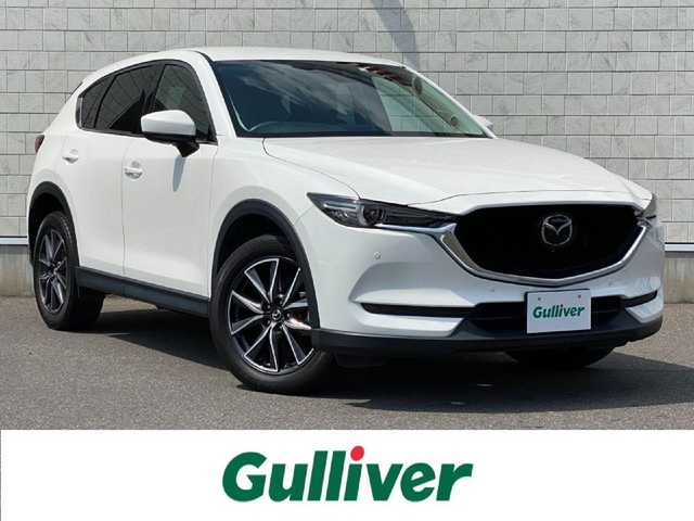 マツダ ＣＸ－５ XD Lパッケージ 岐阜県 2020(令2)年 4.4万km スノーフレイクホワイトパールマイカ 純正SDナビ/（フルセグTV/CD・DVDプレーヤー）OP/全周囲カメラ（OP）/前後クリアランスソナー（OP）/i-ACTIVSENSE/・アドバンストスマートシティブレーキサポート（前進時）/・スマートキシティブレーキサポート（後退時）/・レーダークルーズコントロール/・レーンキープアシストシステム/・車線逸脱警報システム/・ブラインドスポットモニターリング/・ドライバーアテンションアラート/・交通標識認識システム/ヘッドアップディスプレイ/黒本革シート/メモリ機能付パワーシート/全席シートヒーター/パワーバックドア/本革巻きステアリング/シフトノブ/ステアリングヒーター/MTモード付AT/パドルシフト/純正19インチAW/純正フロアマット/純正ETC/スマートキー×2
