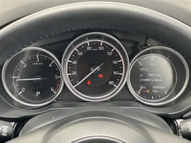 マツダ ＣＸ－５ XD Lパッケージ 岐阜県 2020(令2)年 4.4万km スノーフレイクホワイトパールマイカ 純正SDナビ/（フルセグTV/CD・DVDプレーヤー）OP/全周囲カメラ（OP）/前後クリアランスソナー（OP）/i-ACTIVSENSE/・アドバンストスマートシティブレーキサポート（前進時）/・スマートキシティブレーキサポート（後退時）/・レーダークルーズコントロール/・レーンキープアシストシステム/・車線逸脱警報システム/・ブラインドスポットモニターリング/・ドライバーアテンションアラート/・交通標識認識システム/ヘッドアップディスプレイ/黒本革シート/メモリ機能付パワーシート/全席シートヒーター/パワーバックドア/本革巻きステアリング/シフトノブ/ステアリングヒーター/MTモード付AT/パドルシフト/純正19インチAW/純正フロアマット/純正ETC/スマートキー×2