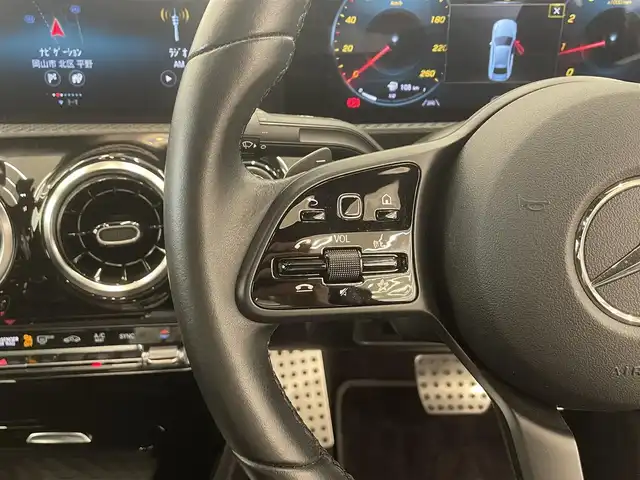 メルセデス・ベンツ Ａ１８０ セダン 岡山県 2020(令2)年 2.2万km ブルーブラック 純正ナビ/バックカメラ/MTモード付きAT/パドルシフト/ビルトインETC/スペアキー/コーナーセンサー/ハーフレザーシート/シートヒーター/Bluetooth/前方ドライブレコーダー/フルセグTV/純正16インチアルミホイール/LED/オートライト/USB/衝突被害軽減システム/純正フロアマット/アイドリングストップ