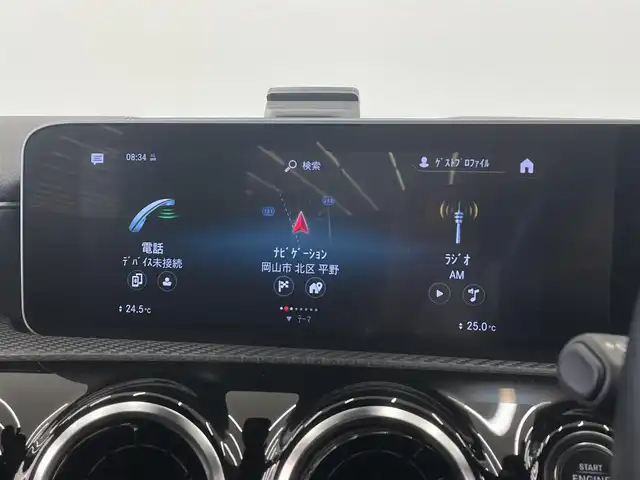 メルセデス・ベンツ Ａ１８０ セダン 岡山県 2020(令2)年 2.2万km ブルーブラック 純正ナビ/バックカメラ/MTモード付きAT/パドルシフト/ビルトインETC/スペアキー/コーナーセンサー/ハーフレザーシート/シートヒーター/Bluetooth/前方ドライブレコーダー/フルセグTV/純正16インチアルミホイール/LED/オートライト/USB/衝突被害軽減システム/純正フロアマット/アイドリングストップ