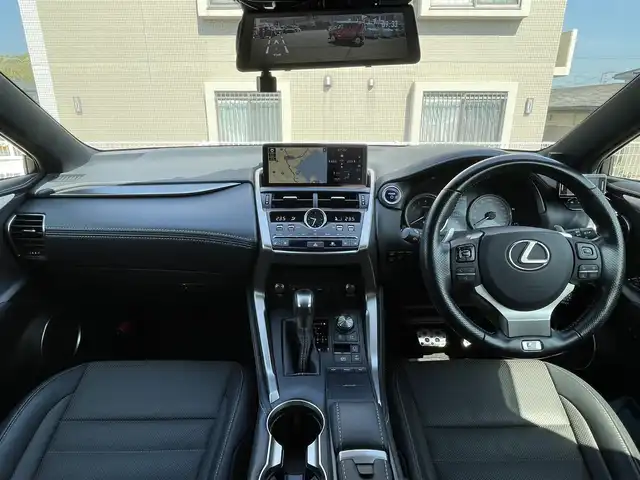 レクサス ＮＸ 300h Fスポーツ 山口県 2019(令1)年 4万km ヒートブルーコントラストレイヤリング ワンオーナー /黒革シート/前席エアシート シートヒーター/前席パワーシート/パワーバックドア/衝突被害軽減ブレーキ/レーダークルーズコントロール/レーンアシスト /オートマチックハイビーム/メモリナビ フルセグTV CD DVD BT/バックカメラ/サイドカメラ/LEDオートヘッドライト/ブラインドスポットモニタ/パドルシフト/シーケンシャルウィンカー /2.0ETC/W サイド カーテン ニー エアバッグ/禁煙車
