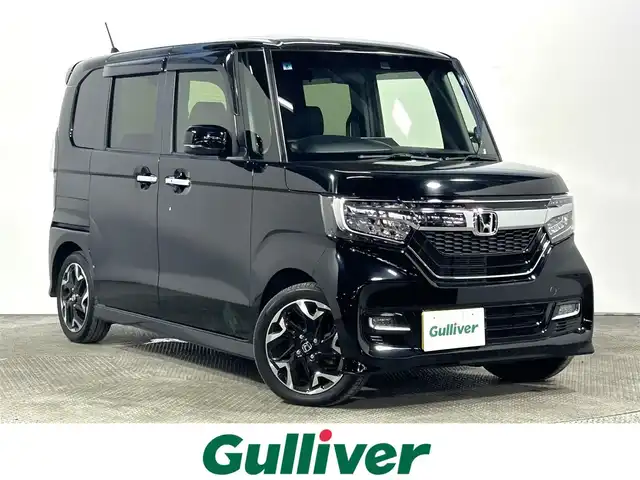 ホンダ Ｎ ＢＯＸ カスタム G L ターボ ホンダセンシング 大阪府 2019(令1)年 1.6万km クリスタルブラックパール 純正ナビ(フルセグ/DVD再生/Bluetooth) バックカメラ ETC 両側パワースライドドア 衝突軽減 レーダークルコン レーンアシスト アイドリングストップ ハーフレザー ワンオーナー