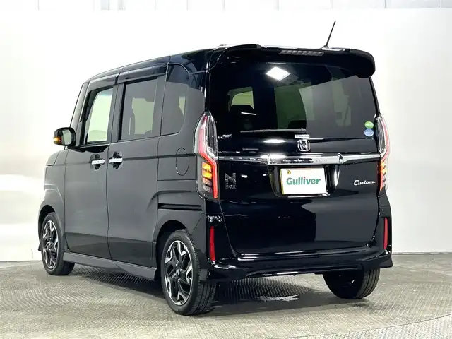 ホンダ Ｎ ＢＯＸ カスタム G L ターボ ホンダセンシング 大阪府 2019(令1)年 1.6万km クリスタルブラックパール 純正ナビ(フルセグ/DVD再生/Bluetooth) バックカメラ ETC 両側パワースライドドア 衝突軽減 レーダークルコン レーンアシスト アイドリングストップ ハーフレザー ワンオーナー