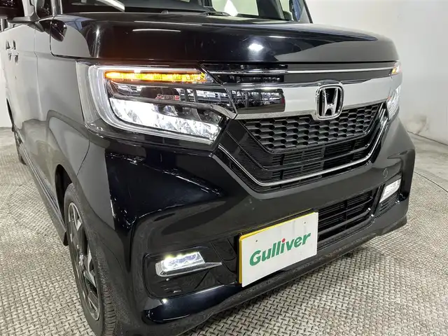 ホンダ Ｎ ＢＯＸ カスタム G L ターボ ホンダセンシング 大阪府 2019(令1)年 1.6万km クリスタルブラックパール 純正ナビ(フルセグ/DVD再生/Bluetooth) バックカメラ ETC 両側パワースライドドア 衝突軽減 レーダークルコン レーンアシスト アイドリングストップ ハーフレザー ワンオーナー