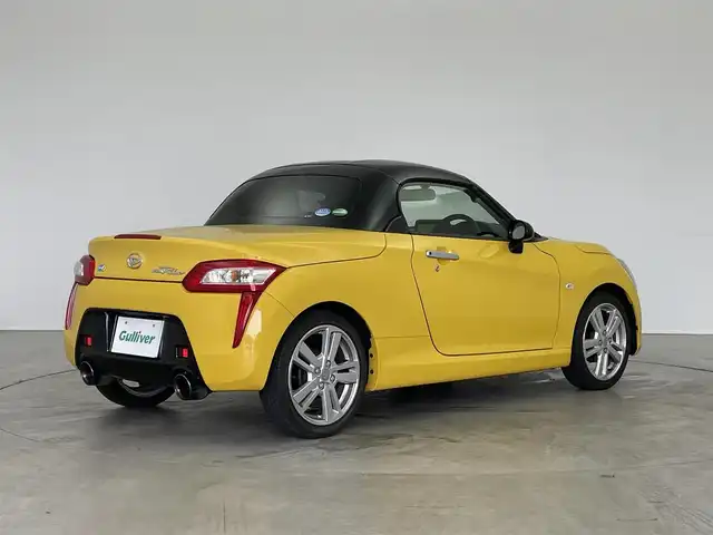 ダイハツ コペン ローブ S 埼玉県 2015(平27)年 1.8万km ジョーヌイエロー 純正ナビ　バックカメラ　シートヒーター　ＥＴＣ　モモステアリング　レカロシート　社外マフラー　パドルシフト　　純正アルミホイール　スマートキー　Ｂｌｕｅｔｏｏｔｈ　ＤＶＤ再生　ＬＥＤライト