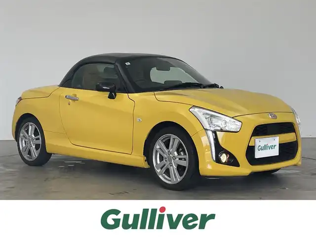 ダイハツ コペン ローブ S 埼玉県 2015(平27)年 1.8万km ジョーヌイエロー 純正ナビ　バックカメラ　シートヒーター　ＥＴＣ　モモステアリング　レカロシート　社外マフラー　パドルシフト　　純正アルミホイール　スマートキー　Ｂｌｕｅｔｏｏｔｈ　ＤＶＤ再生　ＬＥＤライト