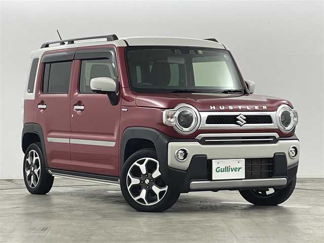 スズキ ハスラー Jスタイル Ⅱ 福島県 2022(令4)年 3.3万km フェニックスレッドパール/ソフトベージュメタリック スズキセーフティサポート/・車線逸脱警報機能/・デュアルセンサーブレーキサポート/・デュアルカメラブレーキサポート/・誤発進抑制機能/・アダプティブクルーズコントロール/・先行車発進お知らせ機能/・リヤパーキングセンサー/社外ナビ/型式：CN-RE03WD/（TV/BT/SD/FM・AM/USB）/バックカメラ/プッシュスタート/・スマートキー/ステリングリモコン/アイドリングストップ/シートヒーター（D席＋N席）/LEDライト/・オートライト/・オートハイビーム/・フォグライト/電装格納ウィンカーミラー/純正フロアマット/ドアバイザー