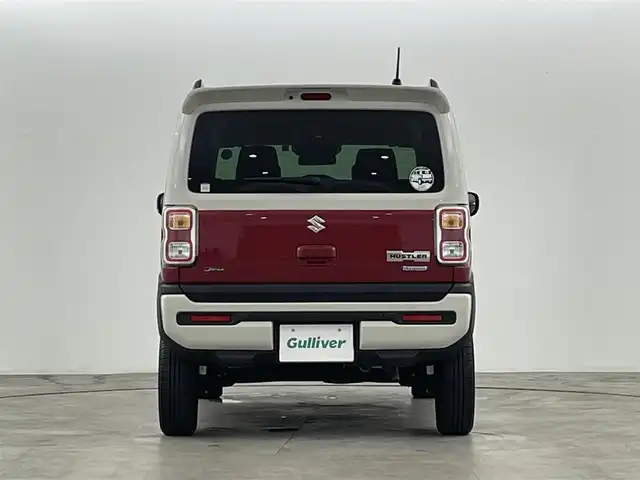 スズキ ハスラー Jスタイル Ⅱ 福島県 2022(令4)年 3.3万km フェニックスレッドパール/ソフトベージュメタリック スズキセーフティサポート/・車線逸脱警報機能/・デュアルセンサーブレーキサポート/・デュアルカメラブレーキサポート/・誤発進抑制機能/・アダプティブクルーズコントロール/・先行車発進お知らせ機能/・リヤパーキングセンサー/社外ナビ/型式：CN-RE03WD/（TV/BT/SD/FM・AM/USB）/バックカメラ/プッシュスタート/・スマートキー/ステリングリモコン/アイドリングストップ/シートヒーター（D席＋N席）/LEDライト/・オートライト/・オートハイビーム/・フォグライト/電装格納ウィンカーミラー/純正フロアマット/ドアバイザー