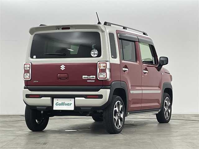 スズキ ハスラー Jスタイル Ⅱ 福島県 2022(令4)年 3.3万km フェニックスレッドパール/ソフトベージュメタリック スズキセーフティサポート/・車線逸脱警報機能/・デュアルセンサーブレーキサポート/・デュアルカメラブレーキサポート/・誤発進抑制機能/・アダプティブクルーズコントロール/・先行車発進お知らせ機能/・リヤパーキングセンサー/社外ナビ/型式：CN-RE03WD/（TV/BT/SD/FM・AM/USB）/バックカメラ/プッシュスタート/・スマートキー/ステリングリモコン/アイドリングストップ/シートヒーター（D席＋N席）/LEDライト/・オートライト/・オートハイビーム/・フォグライト/電装格納ウィンカーミラー/純正フロアマット/ドアバイザー
