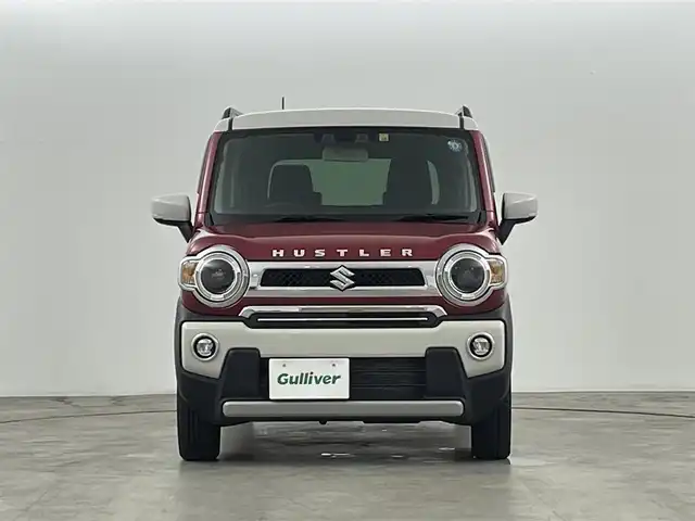 スズキ ハスラー Jスタイル Ⅱ 福島県 2022(令4)年 3.3万km フェニックスレッドパール/ソフトベージュメタリック スズキセーフティサポート/・車線逸脱警報機能/・デュアルセンサーブレーキサポート/・デュアルカメラブレーキサポート/・誤発進抑制機能/・アダプティブクルーズコントロール/・先行車発進お知らせ機能/・リヤパーキングセンサー/社外ナビ/型式：CN-RE03WD/（TV/BT/SD/FM・AM/USB）/バックカメラ/プッシュスタート/・スマートキー/ステリングリモコン/アイドリングストップ/シートヒーター（D席＋N席）/LEDライト/・オートライト/・オートハイビーム/・フォグライト/電装格納ウィンカーミラー/純正フロアマット/ドアバイザー