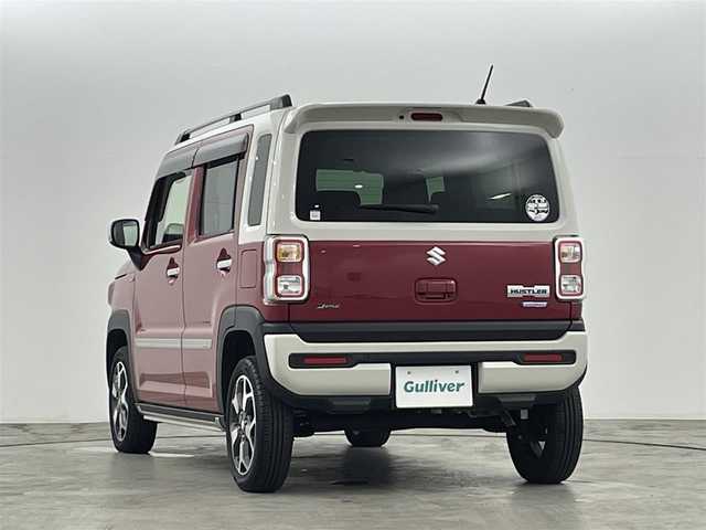 スズキ ハスラー Jスタイル Ⅱ 福島県 2022(令4)年 3.3万km フェニックスレッドパール/ソフトベージュメタリック スズキセーフティサポート/・車線逸脱警報機能/・デュアルセンサーブレーキサポート/・デュアルカメラブレーキサポート/・誤発進抑制機能/・アダプティブクルーズコントロール/・先行車発進お知らせ機能/・リヤパーキングセンサー/社外ナビ/型式：CN-RE03WD/（TV/BT/SD/FM・AM/USB）/バックカメラ/プッシュスタート/・スマートキー/ステリングリモコン/アイドリングストップ/シートヒーター（D席＋N席）/LEDライト/・オートライト/・オートハイビーム/・フォグライト/電装格納ウィンカーミラー/純正フロアマット/ドアバイザー
