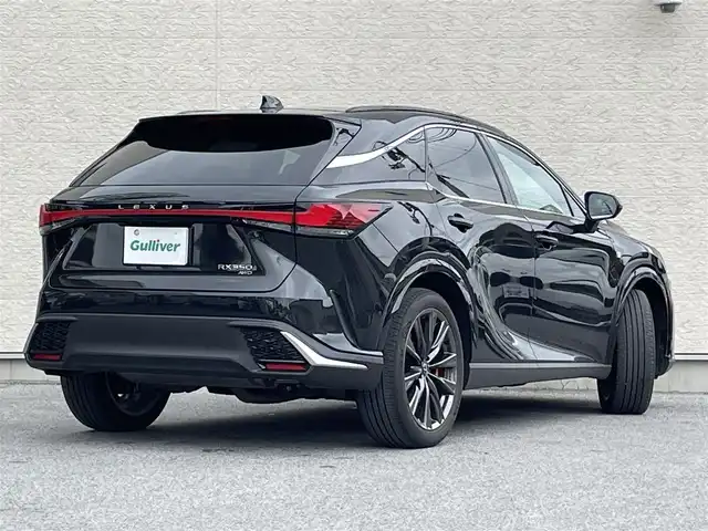 レクサス ＲＸ 350 Fスポーツ 滋賀県 2024(令6)年 2.4万km グラファイトブラックガラスフレーク サンルーフ/デジタルインナーミラー/輻射ヒーター/シートヒーター/エアシート/ワンオーナー/フルセグテレビ/BT/TV/FM/AM/タイプCusb入力端子/アイドリングストップ/クルーズコントロール/ブラインドスポットモニター/自動駐車システム/プッシュスタート/パワーバックドア/ETC2.0