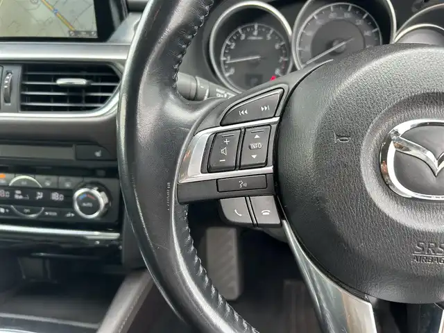 マツダ アテンザ セダン 25S Lパッケージ 栃木県 2015(平27)年 7.7万km ディープクリスタルブルーマイカ スマートシティブレーキシステム/マツダコネクトナビ/フルセグTV/DVD/Bluetooth/USB/バックカメラ/ETC/黒革シート/シートヒーター/パワーシート/レーダークルーズコントロール/ブラインドスポットモニター/ヘッドアップディスプレイ/LEDヘッドライト/フォグランプ/オートライト/オートハイビーム/電子パーキングブレーキ/電動リアシェード/スマートキー×2/保証書/取説