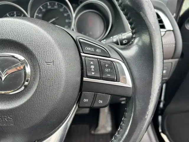 マツダ アテンザ セダン 25S Lパッケージ 栃木県 2015(平27)年 7.7万km ディープクリスタルブルーマイカ スマートシティブレーキシステム/マツダコネクトナビ/フルセグTV/DVD/Bluetooth/USB/バックカメラ/ETC/黒革シート/シートヒーター/パワーシート/レーダークルーズコントロール/ブラインドスポットモニター/ヘッドアップディスプレイ/LEDヘッドライト/フォグランプ/オートライト/オートハイビーム/電子パーキングブレーキ/電動リアシェード/スマートキー×2/保証書/取説