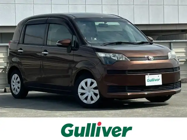 トヨタ スペイド G 静岡県 2012(平24)年 3.5万km ダークブラウンマイカメタリック 純正メモリナビ/（CD/FM/AMラジオ/Bluetooth）/ワンセグＴＶ/片側パワースライドドア/シートヒーター【運転席】/ETC/スマートキー/プッシュスタート/本革巻きステアリング/アンチブレーキシステム/保証書/取扱説明書/スペアキー１本