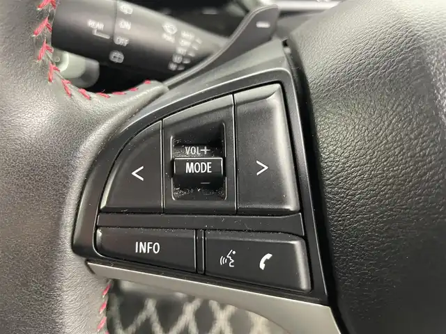 スズキ スペーシア カスタム HYBRID XS ターボ 富山県 2019(平31)年 5.4万km ピュアホワイトP ワンオーナー/社外SDナビ【CN-RZ840】/（AM/FM/CD/DVD/SD/USB/BT）/フルセグTV/アラウンドビューモニター/ヘッドアップディスプレイ/両側パワースライドドア/衝突被害軽減ブレーキ/クルーズコントロール/レーンキープアシスト/オートマチックハイビーム/LEDヘッドライト/リアパーキングセンサー/横滑り防止装置/ドライブレコーダー前後/ビルトインETC/パドルシフト/ハーフレザー/運転席シートヒーター/純正15インチAW/純正フロアマット/アイドリングストップ/ドアバイザー/取扱説明書/保証書