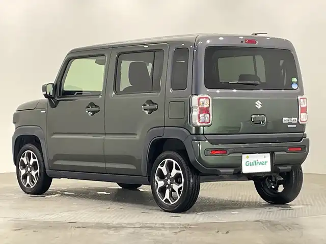 スズキ ハスラー HYBRID X ターボ 栃木県 2020(令2)年 2.4万km クールカーキPM 純正ナビ/(フルセグTV/Bluetooth/USB)/全方位カメラ/スズキセーフティーサポート/・デュアルカメラブレーキサポート/・誤発進抑制制御/・後退時ブレーキサポート/・車線逸脱警報/・ふらつき警報機能/・先行車発進お知らせ機能/・標識認識機能/コーナーセンサー/ETC2.0/シートヒーター/禁煙車/2トーン/オートライト/LEDヘッドライト/パドルシフト/横滑り防止装置/フォグランプ/スマートキー/プッシュスタート/アイドリングストップ/ステアリングスイッチ/ウィンカーミラー/電動格納ミラー/純正15インチアルミホイール/純正フロアマット
