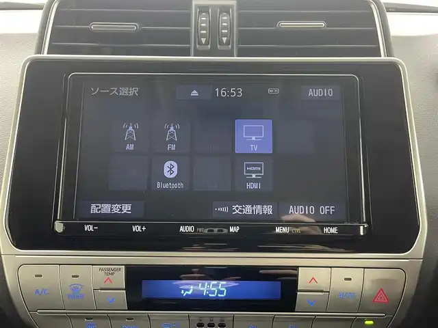 トヨタ ランドクルーザー プラド TX Lパッケージ マットブラED 埼玉県 2023(令5)年 1万km ブラック サンルーフ　純正９型ナビ　温シート　ＥＴＣ　Ｂカメラ　ＬＥＤヘッドライト　エアシート　レザーシート　追従走行　パワーシート　前後ドライブレコーダー　フルセグＴＶ　ＭＴモード付ＡＴ　衝突被害軽減