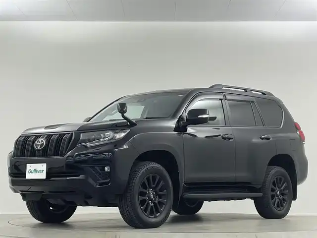 トヨタ ランドクルーザー プラド TX Lパッケージ マットブラED 埼玉県 2023(令5)年 1万km ブラック サンルーフ　純正９型ナビ　温シート　ＥＴＣ　Ｂカメラ　ＬＥＤヘッドライト　エアシート　レザーシート　追従走行　パワーシート　前後ドライブレコーダー　フルセグＴＶ　ＭＴモード付ＡＴ　衝突被害軽減