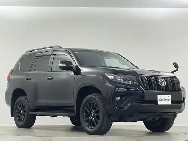 トヨタ ランドクルーザー プラド TX Lパッケージ マットブラED 埼玉県 2023(令5)年 1万km ブラック サンルーフ　純正９型ナビ　温シート　ＥＴＣ　Ｂカメラ　ＬＥＤヘッドライト　エアシート　レザーシート　追従走行　パワーシート　前後ドライブレコーダー　フルセグＴＶ　ＭＴモード付ＡＴ　衝突被害軽減