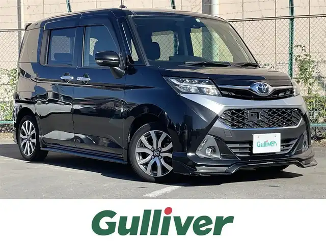 トヨタ タンク カスタムG－T 東京都 2017(平29)年 6.4万km ブラックマイカメタリック TRDエアロパーツ/社外ナビ/フルセグTV/クルーズコントロール/両側電動スライドドア/ETC/純正フロアマット/純正サイドバイザー/衝突軽減装置/横滑り防止装置/スマートキー/オートライト/LEDライト/フォグライト