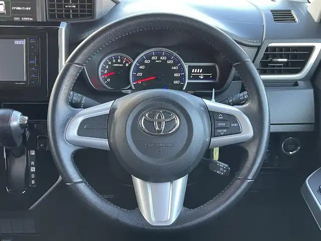 トヨタ タンク カスタムG－T 東京都 2017(平29)年 6.4万km ブラックマイカメタリック TRDエアロパーツ/社外ナビ/フルセグTV/クルーズコントロール/両側電動スライドドア/ETC/純正フロアマット/純正サイドバイザー/衝突軽減装置/横滑り防止装置/スマートキー/オートライト/LEDライト/フォグライト