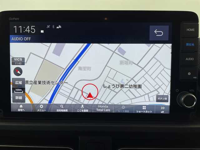 ホンダ フリード ハイブリット e:HEV AIR EX 群馬県 2025(令7)年 0.1千km メテオロイドグレーメタリック 禁煙車　バックカメラ　純正メモリナビ　アダプティブクルーズコントロール　横滑り防止装置　衝突被害軽減システム　両側パワースライドドア　前後コーナーセンサー　シートヒーター　LEDライト　オートライト